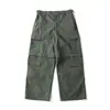 Marca de Moda Americana North Boundary Masculina Outono 2025 Novo Calça Cargo com Múltiplos Bolsos Masculina Casual Reta Solta
