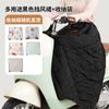 Falda Engrosada con Forro de Felpa para Motocicleta de Coche Eléctrico en Invierno, Falda Parabrisas, Protección para Piernas y Rodillas, Delantal Impermeable, Falda Cálida a Prueba de Viento