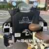 Funda impermeable para patinete eléctrico de gran tamaño, negra, con forro de forro polar, a prueba de viento y engrosada, para uso en invierno, patinete eléctrico nuevo, a prueba de viento, refrigerante y cálida, con protección para el hombro.