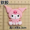 Acessórios de Gota de Meridiano de Urso de PVC Material para Acessórios de Capa de Celular DIY Buraco de Copo d'Água Chinelos Adesivo de Geladeira