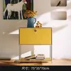 Aparador Vintage Usm de Aço Inoxidável Casa Ins Cor Dopamina Armário de Armazenamento Combinação de Módulos Armário de Armazenamento