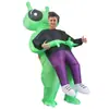 El Disfraz Inflable de Alien Ciclista Más Vendido de Amazon Atuendo para Fiesta de Halloween Disfraz de Mascota para Actuación Divertida en Fiesta