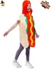 Mameluco de Hot Dog para Niños, Juego de Roles para Niños, Disfraz Divertido y Lindo de Hot Dog, Disfraz para Actuación en Escenario