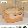 Caja de Almacenamiento de Escritorio Cosméticos Cuidado de la Piel Snacks Mesa de Centro Acabado Marco de Almacenamiento Rectangular Caja de Acrílico Transparente