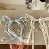 Pinza para el Cabello de Lazo Dulce Estilo Coreano con un Toque de Lujo, Pinza de Pato Exquisita y Elegante para Recogidos, Accesorio para el Cabello de Diseño Único