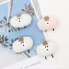 Colgante de Cabeza de Animal Lindo Bolso de Fieltro Cabeza de Peluche Dibujo Animado Muñeco Relleno de Algodón Accesorio Broche Creativo