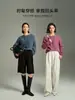 Hongmi Roupa/Moda Luxo Leve Cashmere Escovado Feminino MO Mofan Inverno Novo Roxo Âmbar Estilo Preguiçoso Suéter de Tricô de Lã