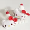 Manija de Puerta de Gato Kt con Capucha Dibujo Animado Corazón de Niña Linda Cubierta Protectora Antiestática Anticongelante Anticolisión Cubierta Protectora para Manija de Puerta
