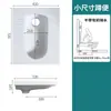 Conjunto de Tanque de Água à Prova de Respingos de Porcelana de Alta Temperatura de Guangdong para Banheiro Doméstico, Vaso Sanitário Agachado de Grande Diâmetro Antiodor Tamanho Grande
