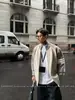 Suéter Cardigan Outono Inverno 2026 Novo Estilo Casual Preguiçoso Retrô Americano Tricô Gola V Peça de Vestir Masculina Cor Sólida