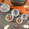 Bola hueca de acero inoxidable para condimentos, caja para adobos, bolsita para adobos, bola para té, bola para té, bola para condimentos, bola para filtro