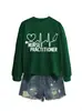 ENFERMERA PRACTICANTE Amazon Wish comercio exterior transfronterizo casual versátil mujer nuevo otoño e invierno sudadera