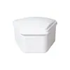 Caja para Dentadura Dental, Caja para Retenedor, Caja para Brackets, Caja de Almacenamiento de Dientes con Malla Tipo Dividido, Caja para Dentadura Completa