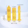 Gran Colgante Cubo Buda Dorado Tong Tong Mismo Oro Arena Vietnamita Ocho Tesoros Colgante Buda para Llevar Color Dorado Accesorios Cadena de Lana