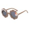Girasol Creativo Arcoíris Letra Colorido Comercio Exterior Caliente en stock Gafas de Sol para Niños Gafas de Sol