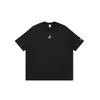 Jie Zhan Roupas Masculinas Pesada Cor Sólida Manga Curta Primavera/Verão 2026 Nova Marca de Moda de Rua Solta Gola Redonda Camiseta Top