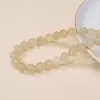 Cristal Amarillo Imitación Redondo Cuentas Sueltas Accesorios para Joyería DIY Hecho a Mano Cuentas Semi-Terminadas Pulsera Collar Materias Primas Venta al por Mayor