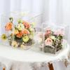 Caixa de Flores Transparente em Acrílico Caixa de Flores para o Dia das Mães Caixa de Flores para Rosas Eternas Processamento da Empresa Wenmei Plexiglass