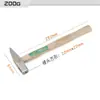 Martillo de Ajustador con Mango de Madera Maciza, Martillo de Hierro, Martillo de Mano, Martillo Clavador Multifuncional de Acero de Alto Carbono, Martillo con Mango de Fibra de Cabeza Plana