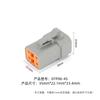 Dtp06-4S Conector Impermeable Doméstico Conector Automotriz Arnés de Cableado Enchufe Socket Conector 12~14Awg