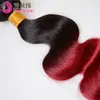 Extensão de Cabelo Humano Natural Transfronteiriça Cortina Cabelo Brasileiro 1B/Bug # Pacotes de Cabelo Humano Onda Corporal