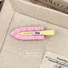 Estilo Coreano Primavera y Verano Nuevo Ola de Dopamina Aleación Clip sin Costuras Dulce y Lindo Clip para Flequillo Lateral Pinza para el Cabello Accesorios para el Cabello