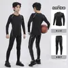 Medias para niños ropa de secado rápido ropa base para entrenamiento manga larga niños y niñas traje deportivo para fútbol baloncesto fitness para adultos