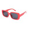 Gafas de sol rojas en línea europeas y americanas para hombres y mujeres, las mismas gafas de sol de alta gama, gafas de sol transfronterizas, LOGO imprimible