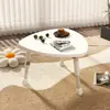 Mesa de té pequeña para ventanal, balcón, dormitorio, tatami o como escritorio bajo; Diseño moderno y sencillo
