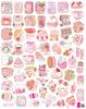 1000 peças lanche sobremesa desenhos animados grafite adesivos bebida pão decoração copo d'água caderno material adesivos atacado