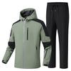 Nuevo Conjunto de Chaqueta Exterior Transfronterizo, Conjunto Versátil de Chaqueta y Pantalones a la Moda, Cortavientos e Impermeable para Hombres y Mujeres