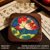 Patrón DIY Dunguang para el Año del Caballo, Kit de Materiales para Posavasos de Pintura Esmaltada, Regalo Hecho a Mano de Cloisonné Patrimonio Cultural Inmaterial