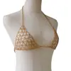 Accesorios de Moda Nuevos Europeos y Americanos 2024 Sexy Collar de Bikini Cadena Multicapa Borla Cadena Corporal al por Mayor