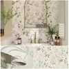 Papel de parede autoadesivo impermeável engrossado impressão pastoral sala de estar loja de roupas de quarto de fundo vivo parede fábrica atacado