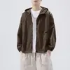 Ropa con Protección Solar para Hombre Verano Nuevo Estilo Ligera y Delgada Sensación de Hielo Transpirable con Capucha Ropa con Protección Solar para Hombre y Mujer Ocio al Aire Libre Ropa para la Piel Chaqueta