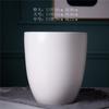 Jingdezhen Macetas de Cerámica Extra Grandes en Blanco y Negro Simples para Balcón Interior Piso Plantación Árbol del Dinero Planta Verde Plantas en Maceta