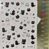 Pegatinas de Gato de Dibujos Animados en Relieve Lindas, Múltiples Opciones Disponibles, Pegatinas Impermeables 3D de Gatito para Uñas de Niños, Modelo Yl