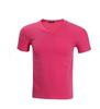 Verão 2022 novo T-shirt lycra manga curta slim gola V estilo coreano cor sólida em estoque atacado roupas masculinas jovens