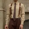Nueva Camisa Vintage de Rayas para Hombre de Primavera y Otoño con Caída, Estilo Británico Francés, Moda Masculina de Alta Gama, Camisa Elegante