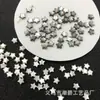 Concha de Borboleta Branca Natural Furo Reto Lua Antiga DIY Colar Brincos Acessórios de Joia Prontos para Venda