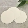Esponja Facial Redonda Branca de Polpa de Madeira Comprimida Peças de Esponja de Algodão Limpeza e Impressão Esponja Limpadora Biodegradável de Polpa de Madeira e Algodão