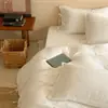 Juego de cuatro piezas de jacquard de algodón puro para hotel, clase A, maternal e infantil, funda de edredón para estudiantes, sábana, juego de tres piezas, sábana ajustable, ropa de cama para todas las estaciones