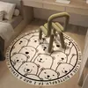 Tapetes de Couro Coloridos para Cadeira de Computador Transfronteiriços para Quarto Sala de Estar Sofá Tapetes de Pé de Lama Diatomácea Tapetes de Pé para Cadeira de Escritório