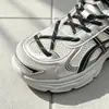 Doble Malla 38-41 Yardas Zapatos Deportivos para Niños Zapatillas para Correr Zapatos sin Cordones Suela Ligera Zapatos Súper Grandes Estilo Papá Zapatos Deportivos para Niños