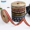Cinta de Tela a Cuadros de 1 cm Materiales para Accesorios de Cabello DIY para Hacer Lazos, Ropa de Muñecas, Sombreros y Cintas para Envolver Regalos