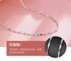Moda simple cadena clavícula cadena única cadena fina cadena desnuda cadena cuello Corea del Sur puerta este chapado en plata collar mujer fabricantes al por mayor