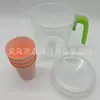 Tetera Jarra de Agua Fría para el Hogar Jarra de Agua de Plástico Jarra de Agua con Limón para Restaurante Juego de Té con Tazas