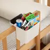 Caja de almacenamiento colgante compartimentada para mesita de noche, instalación sin taladro de HIPS, una herramienta mágica para organizar objetos pequeños, adecuada para dormitorios de estudiantes y madres