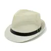 Sombrero de Paja de Papel de Ala Pequeña de Venta Caliente para Hombre Europeo y Americano, Sombrero de Sol de Paja de Verano, Sombrero de Sol de Playa con Estampado de Palmera