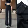 Jeans de Tencel para Mujer Verano Delgados 2025 Nuevos Pantalones Rectos de Lyocell con Caída Color Claro Pantalones de Pierna Ancha de Seda de Hielo